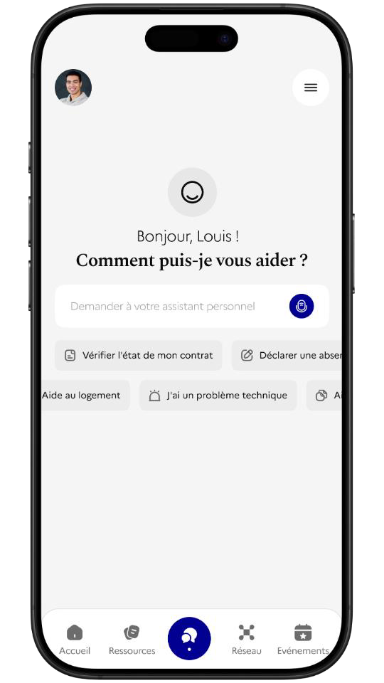 Application apprenti, agent IA